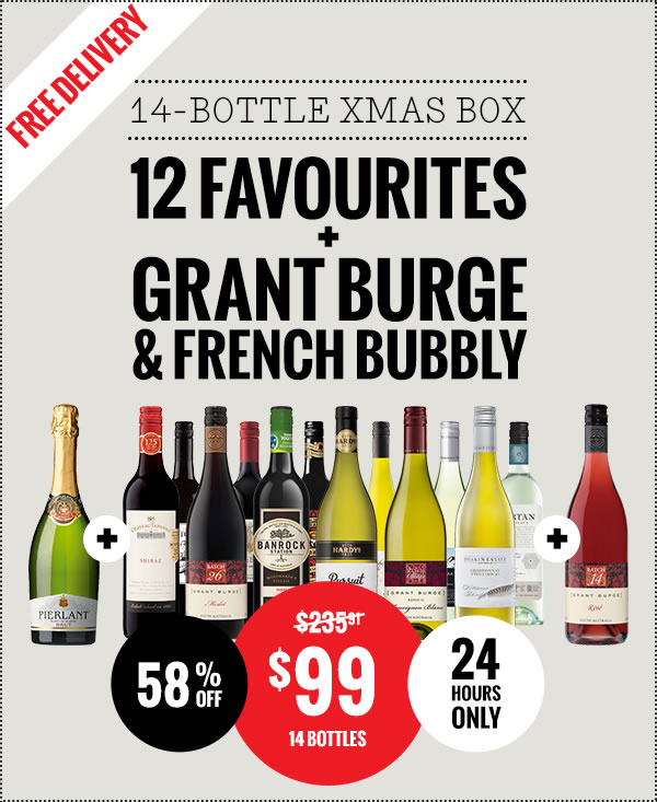 14 for $99! Get Burge, Bubbles, Sauv Blanc + more