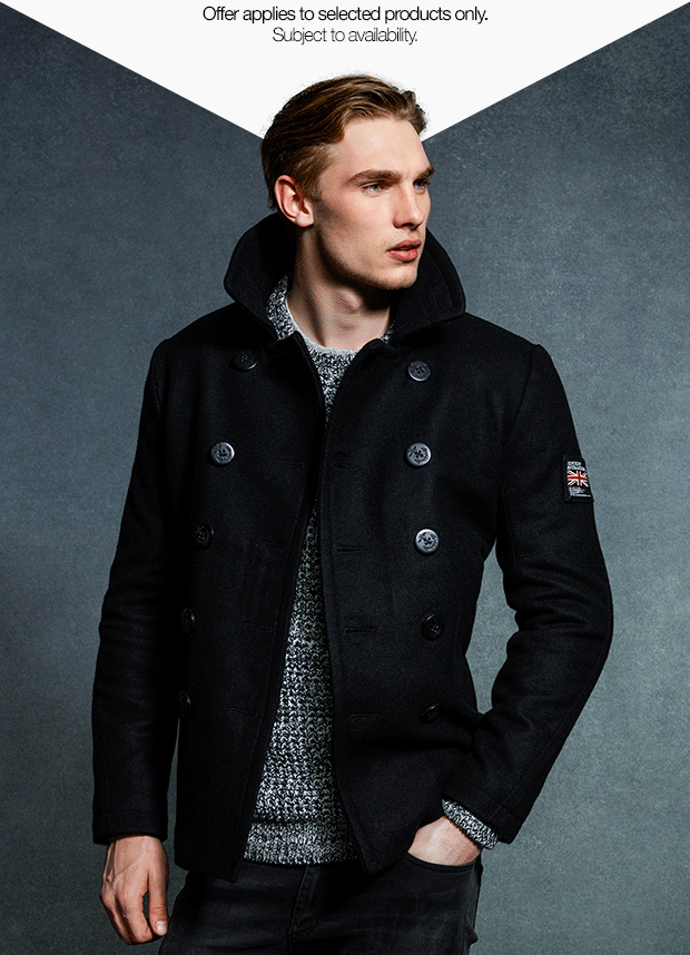 NOW 20% Off Jackets + Free delivery