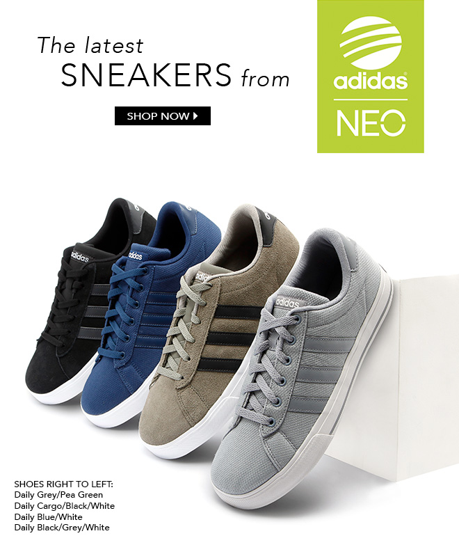 New Arrivals from Adidas Neo! Be quick! Daily Cargo/Black/White $90.00