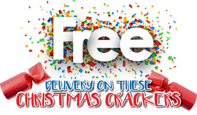 Free Delivery on these Christmas Crackers!