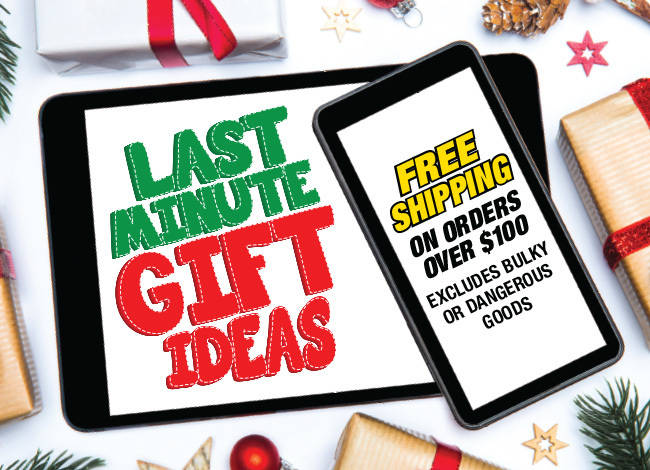 Last Minute Gift Ideas (free shipping on orders over $100)