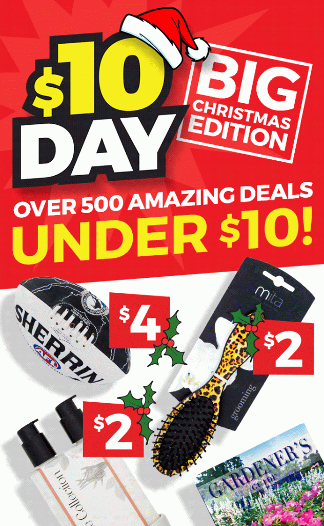 $10 DAY: BIG Christmas Edition – over 500 AMAZING Deals UNDER $10