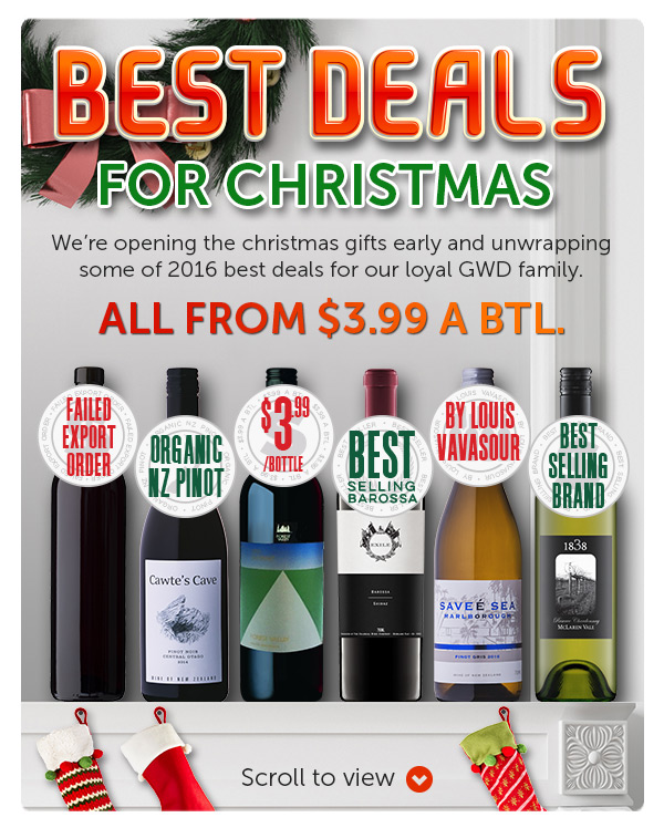 Prices From $3.99 Early Xmas Present, Our Top Sellers Discounted To Clear