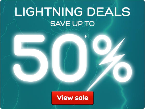 Lightning deals ⚡ Save up to 50%