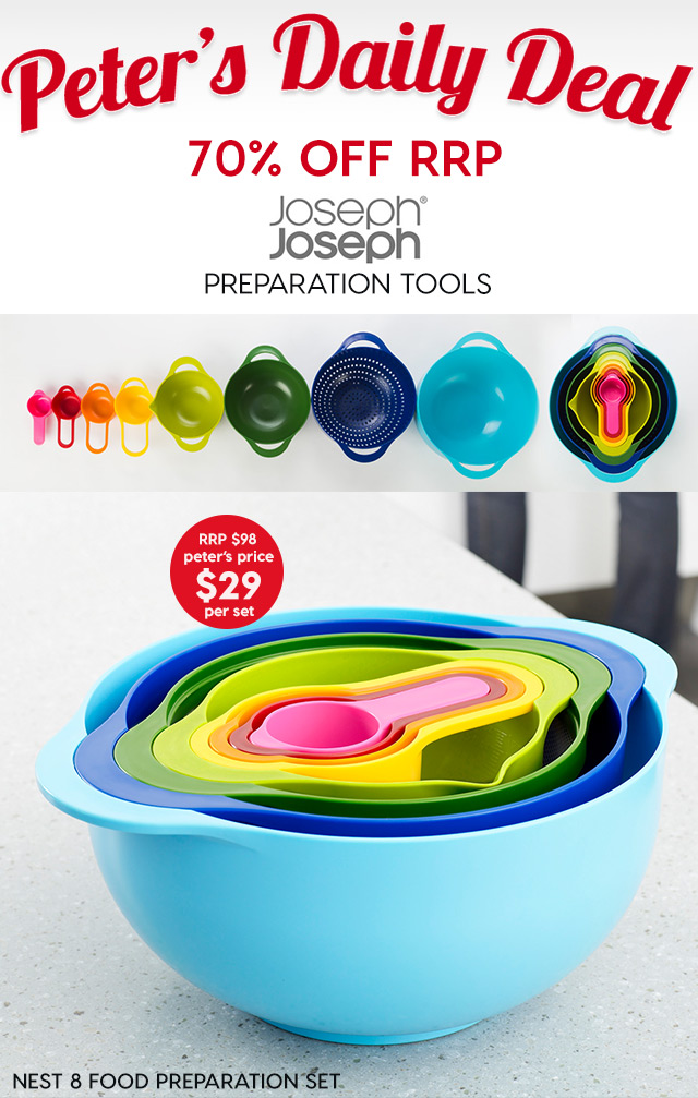 70% off Joseph Joseph Preparation Tools