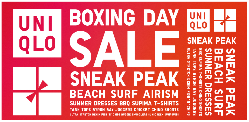 Boxing Day sale starts early.