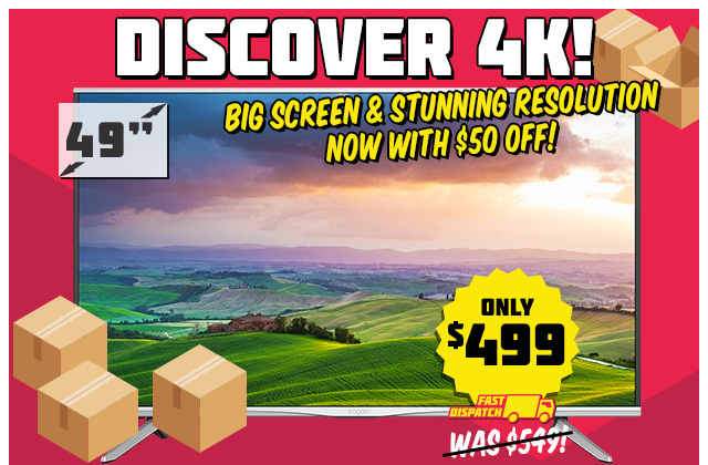 49″ 4K Smart TV Only $499 | More Boxing Day TV Discounts!