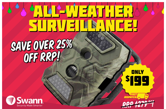 Swann All-Weather OutbackCam Only $199 (RRP $279.95)