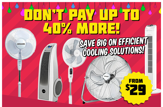 Rapid Cooling Fans from Just $29