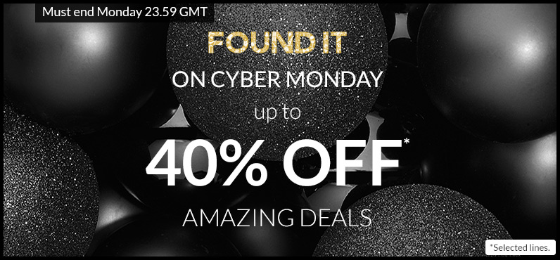 For one day ONLY… Cyber Monday is back!