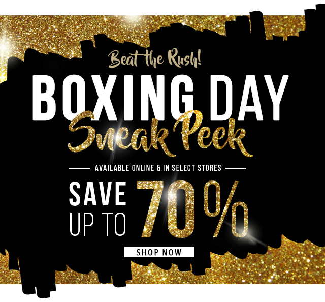 FREE Shipping Sitewide! Shop Boxing Day NOW! ?