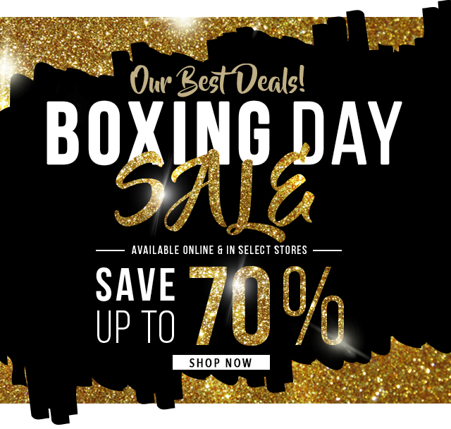 FREE Shipping ends Friday! Don’t miss out on our best Boxing Day Deals!