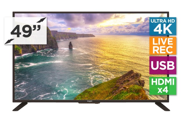 PRICE DROP: Kogan 49″ 4K LED TV (Ultra HD)