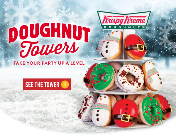 New Doughnut Towers! Take your celebration to a whole new level.