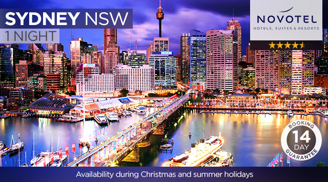 4.5 Star Darling Harbour Escape – Just $189 for Two!