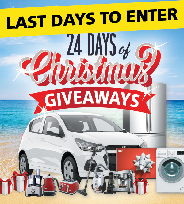 Last Days to Enter with 24 Days of Christmas Giveaways