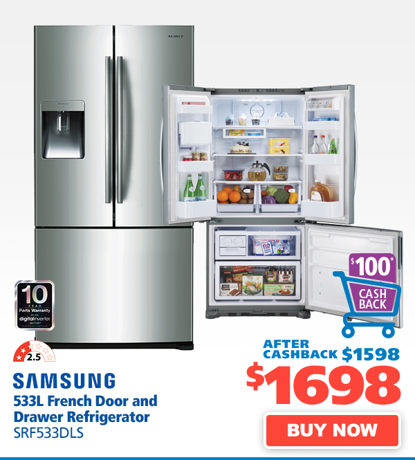 Fill Your Fridge with up to $400 Cashback