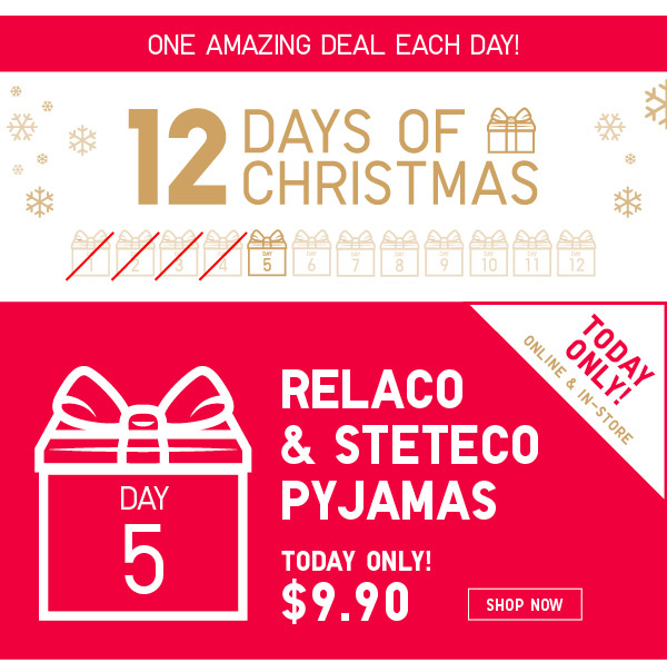 Day 5 – Relaco & Steteco Pyjamas $9.90