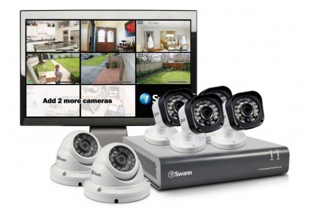 Swann 8 Channel 720p 1TB DVR with 4 x PRO-T835, 2 x PRO-T836 Cameras & Monitor (SWDVK-815806M)