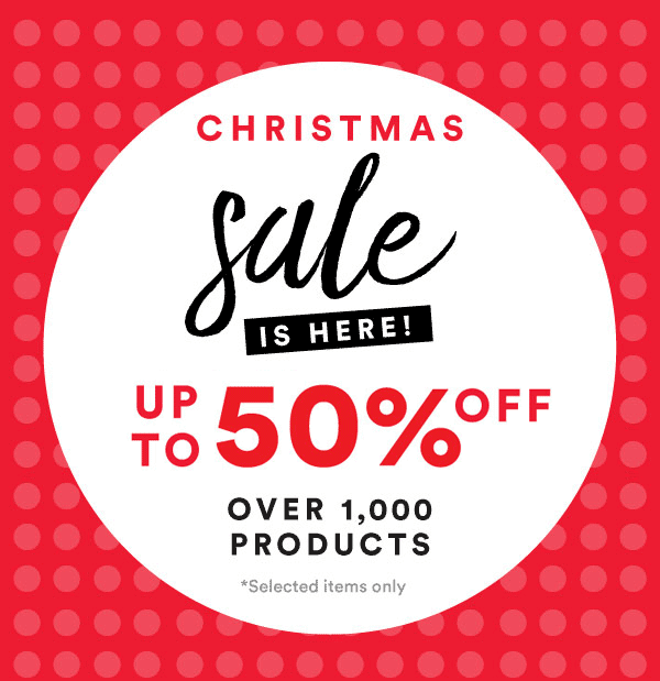 Up to 50% off! Christmas Sale Has Arrived.