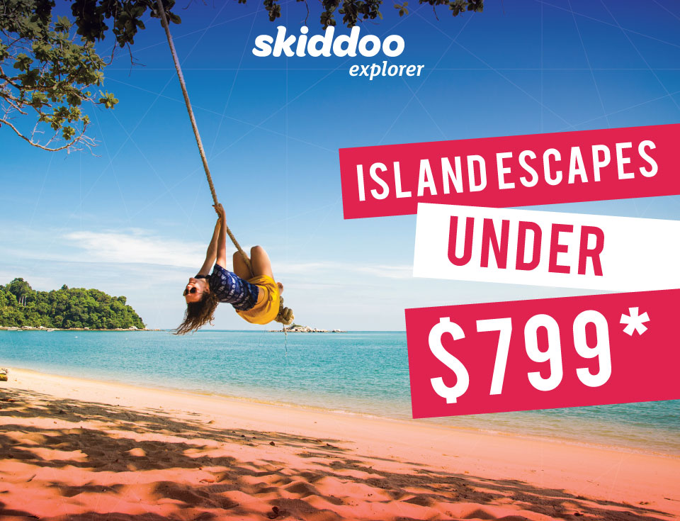 Limited time offer: Island Escapes under $799* return ? Fly to Vanuatu fr. $599* | Bali fr. $457* | Hawaii fr. $651*