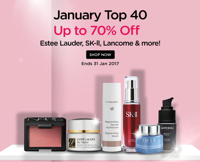 January Top 40 Up to 70% Off