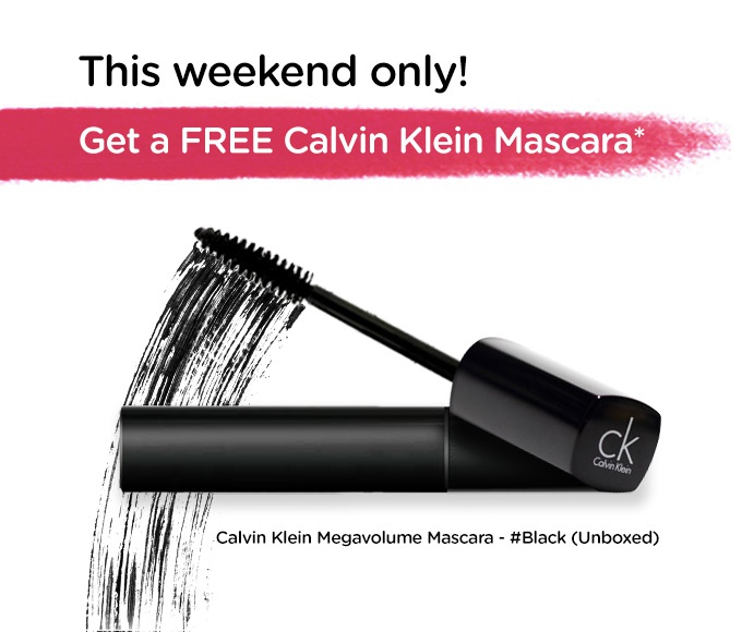 Unlock the Weekend with a FREE Calvin Klein Mascara