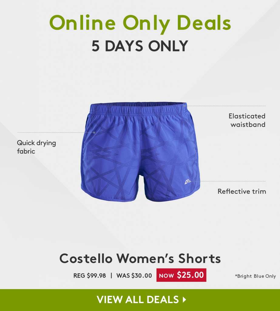 New online only deals, Hurry – offers end Monday