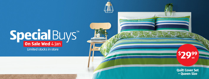 Summer Bedroom, Healthy Living & more – Special Buys on sale Wed 4 Jan