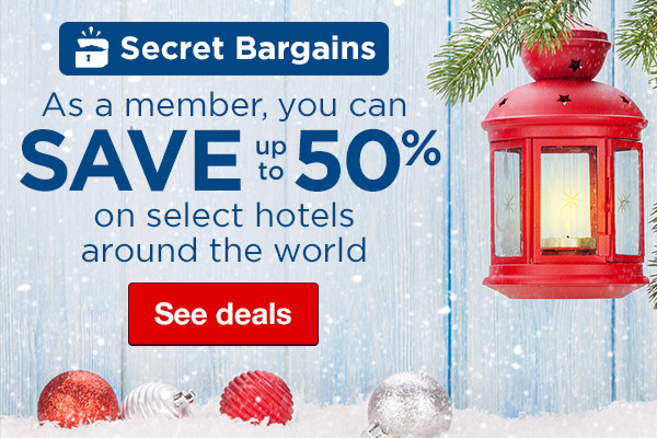 What makes winter jolly? These Secret Bargains.