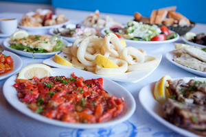 10-Dish Greek Dinner Banquet | Dental Crown Packages – 2 CBD Locations