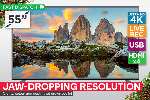 55″ 4K LED TV Only $579 – HOT PRICE!