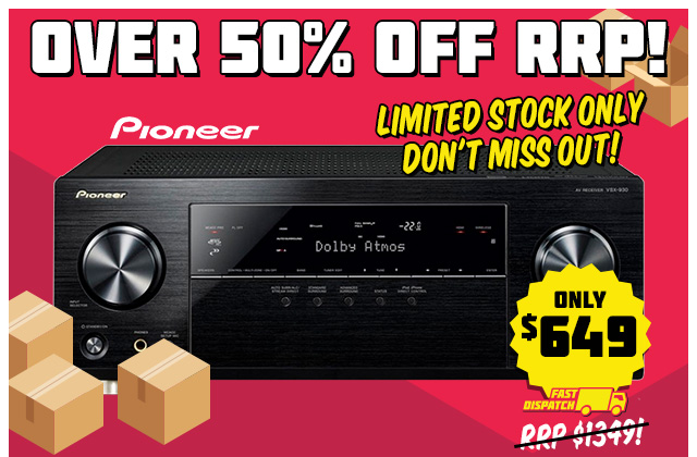 Boxing Day Audio Madness | Pioneer AV Receiver – Over 50% OFF RRP