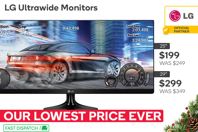 LG UltraWide Monitors – Lowest Price Ever | Pre-Boxing Day Monitors!