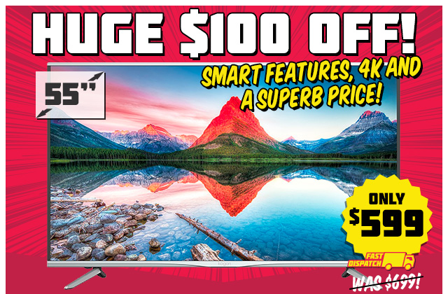 Pre-Boxing Day TV Deals | $100 OFF 55″ 4K Smart TV!