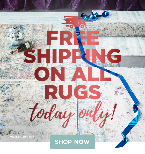 ALL RUGS SHIP FREE || Today only