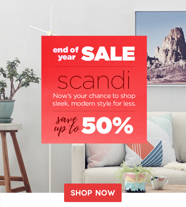 Up to 50% OFF Scandi styles + SALE Continues