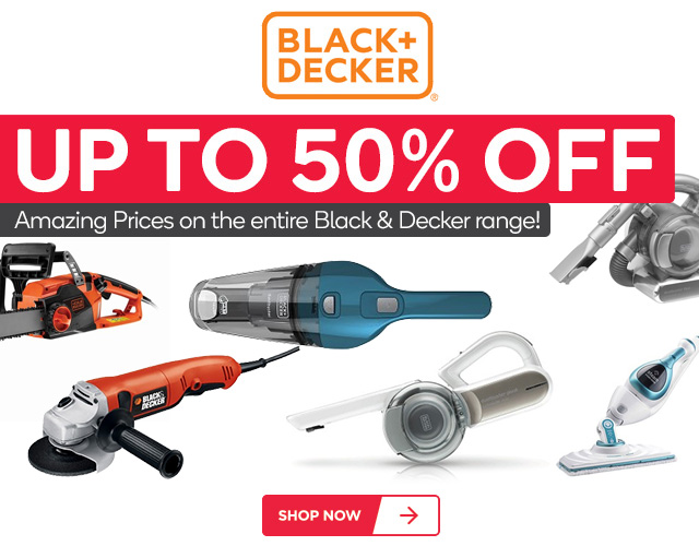 MASSIVE Savings on Black & Decker Tools and Appliances!