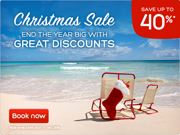 End the year big with great discounts – Save up to 40%*