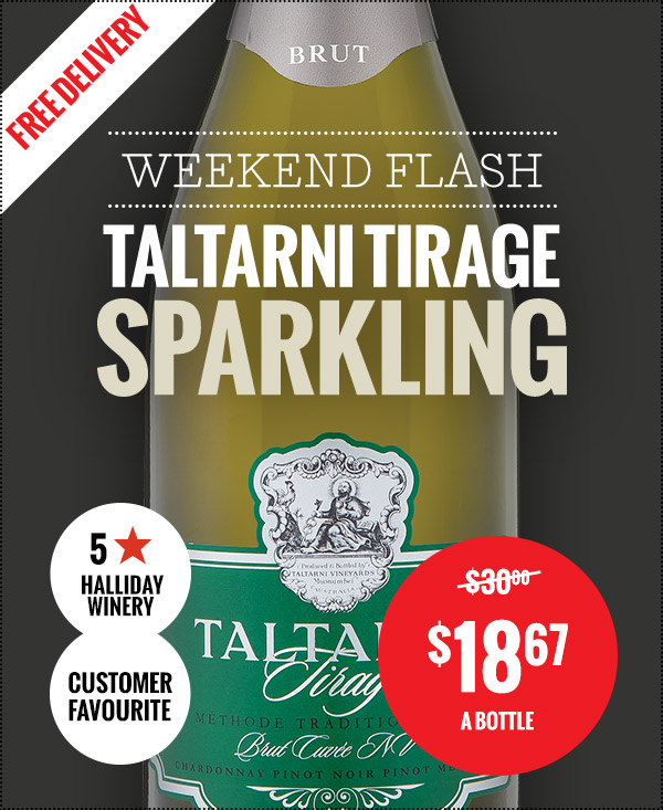 WEEKEND FLASH: Taltarni bubbles in party-ready 6 packs