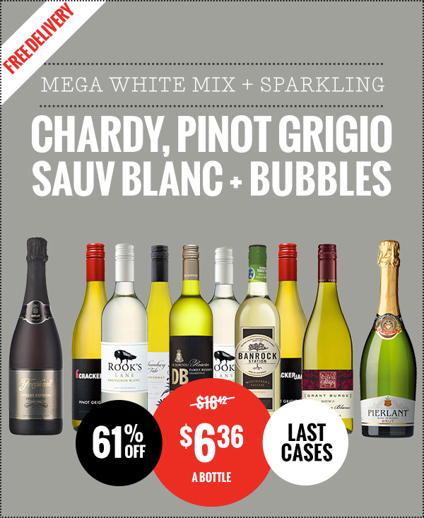 Mixed Whites + Sparkling – Save up to 61%!