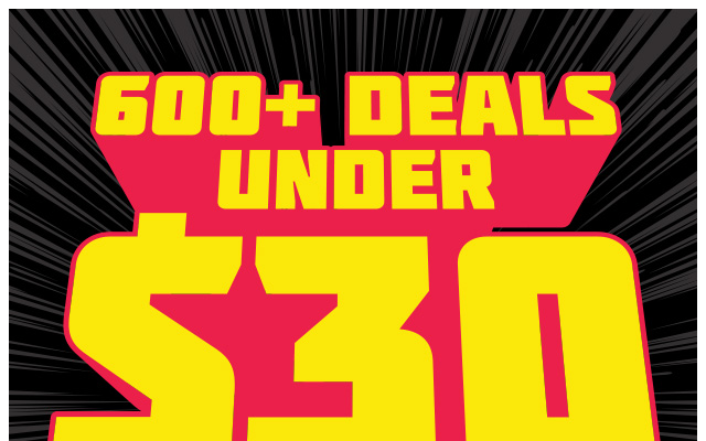 600+ Deals Under $30 with Free Shipping!