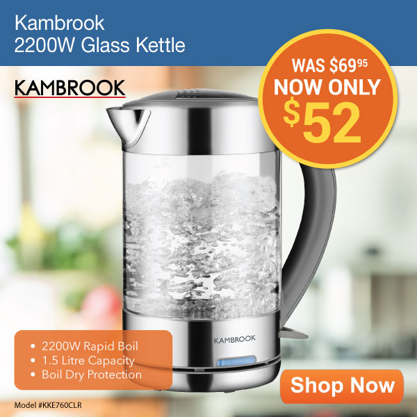 Glass Kettles from a low $52