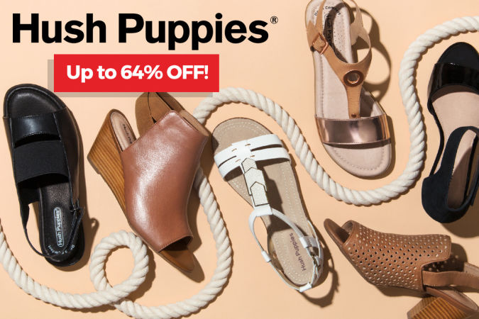 Up To 64% OFF Hush Puppies Women’s Summer Footwear