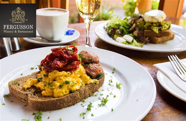 Winery Breakfast & Sparkling for Two – Just $29