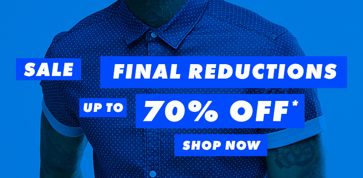 Final reductions: up to 70% off – this is it!