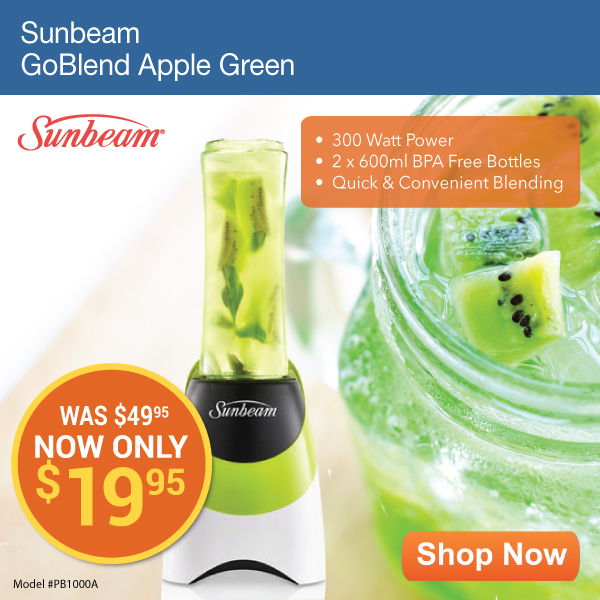 60% OFF Sunbeam Nutri Personal Bullets