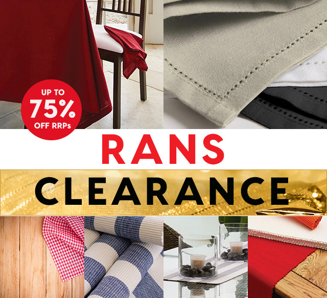 Save up to 75% off Rans tableware, with prices starting at just $2!