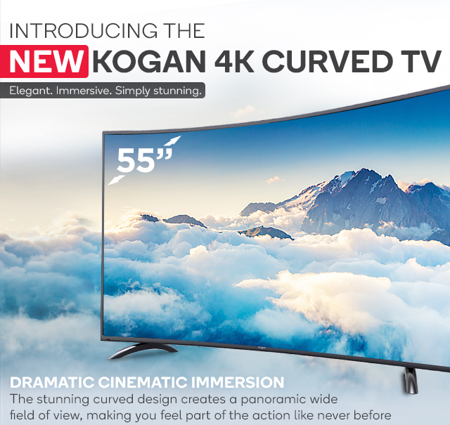 Introducing Our NEW 4K Curved TV – Special Launch Price $749