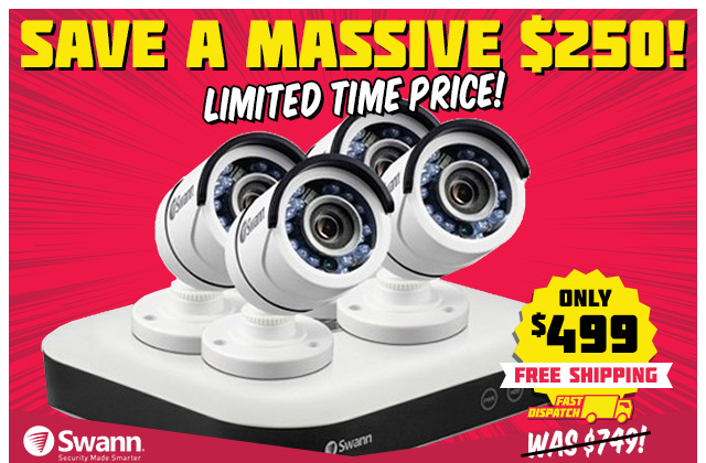 Swann Security Sale – Save up to 53% OFF RRP